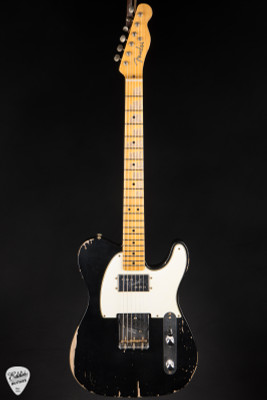 Fender Custom SHop Masterbuilt 1974 slash 51 nocaster heavy relic electric guitar in black