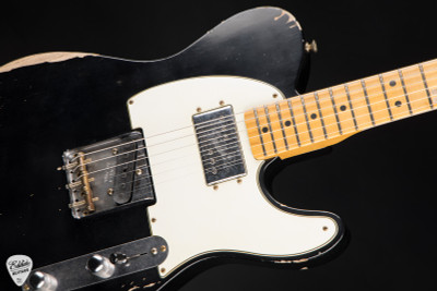 Fender Custom SHop Masterbuilt 1974 slash 51 nocaster heavy relic electric guitar in black