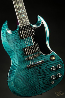 Gibson Custom Shop PSL SG Custom Figured Top Nordic Blue 7.4 #CS203291