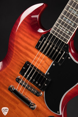 Gibson Custom Shop PSL SG Custom Figured Top Firemist Electric Guitar
