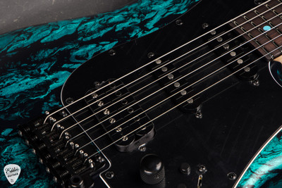 James Tyler Studio Elite HD electric guitar in black shmear with turqoise tint