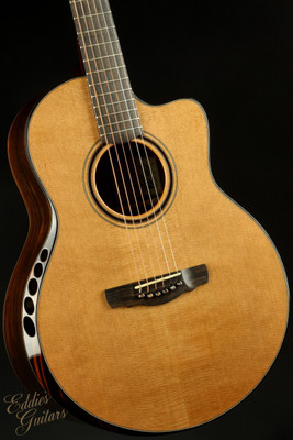 Used - Kevin Ryan Paradiso Grand Concert - Western Red Cedar & Brazilian Rosewood (2021)