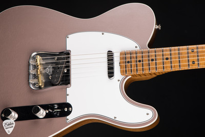 Fender Custom Shop Eddies Guitars Exclusive Dealer Select Roasted 1963 Telecaster Electric guitar in dusk pearl