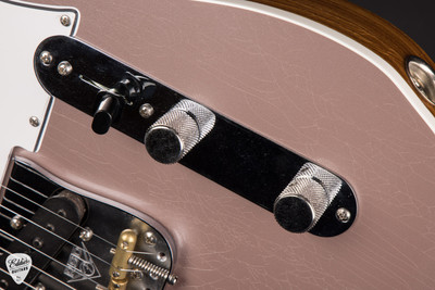 Fender Custom Shop Eddies Guitars Exclusive Dealer Select Roasted 1963 Telecaster Electric guitar in dusk pearl