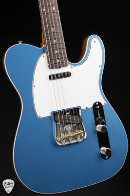 Fender Custom Shop Eddies Guitars Exclusive Dealer Select Roasted 1963 Telecaster Electric guitar in lake placid blue