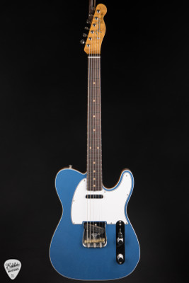 Fender Custom Shop Eddies Guitars Exclusive Dealer Select Roasted 1963 Telecaster Electric guitar in lake placid blue
