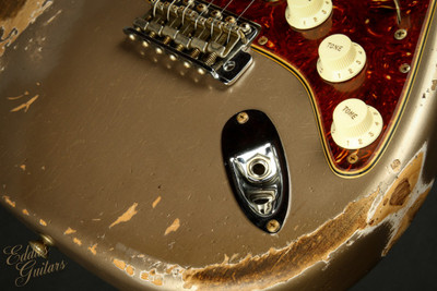 2022 - Fender Custom Shop Limited Edition 1967 HSS Stratocaster Heavy Relic - Aged Shorline Gold #143 / Winter Custom Shop Event