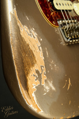 2022 - Fender Custom Shop Limited Edition 1967 HSS Stratocaster Heavy Relic - Aged Shorline Gold #143 / Winter Custom Shop Event