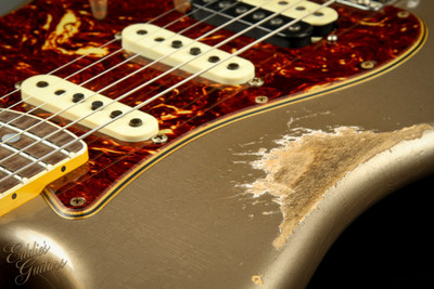 2022 - Fender Custom Shop Limited Edition 1967 HSS Stratocaster Heavy Relic - Aged Shorline Gold #143 / Winter Custom Shop Event