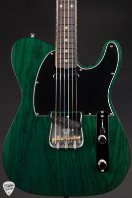 Fender Custom Shop Eddie's Guitars Exclusive Dealer Select Roasted 1963 Telecaster Closet Classic - Trans Teal Green
