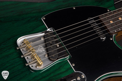 Fender Custom Shop Eddie's Guitar's Exclusive Dealer Select 1963 Telecaster Electric guitar in trans teal green