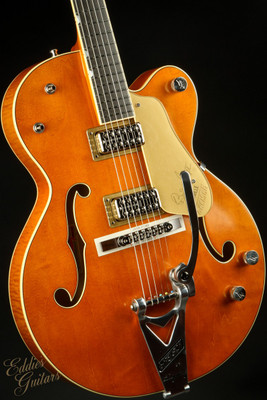 Gretsch G6120T-BSSMK Brian Setzer Signature Nashville® Hollow Body '59 "Smoke" with Bigsby - Smoke Orange