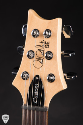 Paul Reed Smith SE Custom 24 Exotic Burled Ash Limited Edition Electric Guitar in Lake Blue