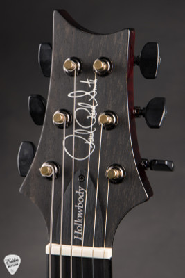 Paul Reed Smith Eddie’s Guitars Wood Library Hollowbody II Piezo/Stained Neck – Copperhead with Dark Cherry Sunburst Electric Guitar