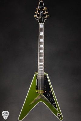 Gibson Custom Shop PSL Flying V Custom Gloss Gecko Green Metallic