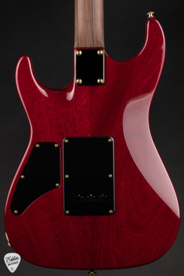 Suhr Standard Carve Top Pau Ferro Neck Electric Guitar in Trans Burgundy