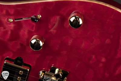 Suhr Standard Carve Top Pau Ferro Neck Electric Guitar in Trans Burgundy