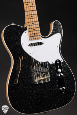 Suhr Eddie’s Guitars Exclusive Custom Classic T Roasted Electric Guitar in Black Sparkle