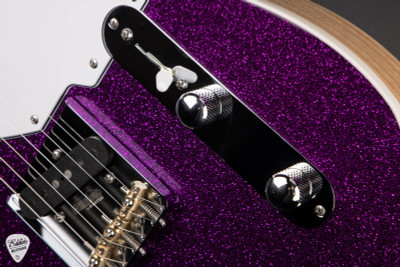 Suhr Eddie’s Guitars Exclusive Custom Classic T Roasted Electric Guitar in Fuschia Sparkle
