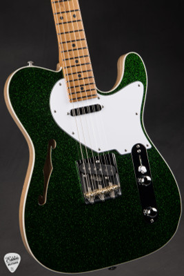 Suhr Eddie’s Guitars Exclusive Custom Classic T Roasted Electric Guitar in Deep Green Sparkle