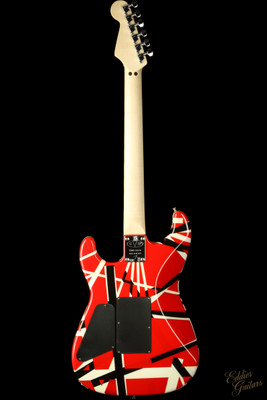 Used - EVH Striped Series - Red with White and Black Stripes