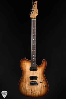 Suhr Modern T – Spalt Maple & Roasted Swamp Ash Electric Guitar in Brown Burst