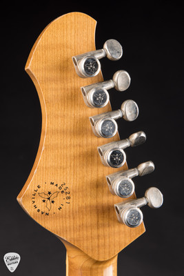 Novo Miris J Custom Electric Guitar in Purple Stranger Burst