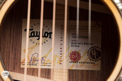 Taylor Builder's Edition 814ce Acoustic Electric Guitar in Shaded Edge Burst