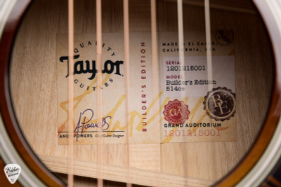 Taylor Builder's Edition 514 Kona Burst