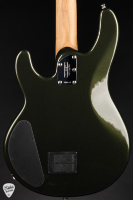 Ernie Ball Music Man StingRay Special HH Bass Guitar in Fallout Green