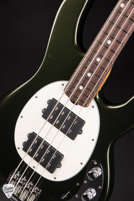Ernie Ball Music Man StingRay Special HH Bass Guitar in Fallout Green