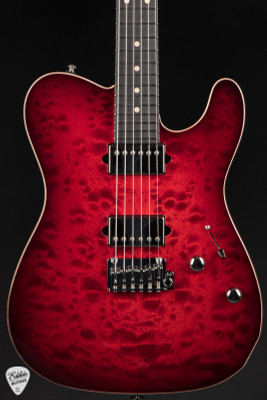 Suhr Modern T Roasted Electric Guitar in Trans Red Burst
