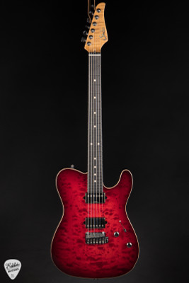 Suhr Modern T Roasted Electric Guitar in Trans Red Burst