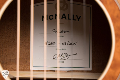 McNally Model S - Western Red Cedar & Figured Mahogany Acoustic Guitar