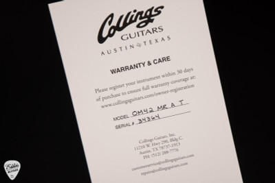 Collings OM-42A T – Adirondack Spruce & Madagascar Rosewood Acoustic Guitar