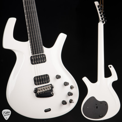 1998 - Parker Fly Deluxe - White Pearl - Eddie's Guitars