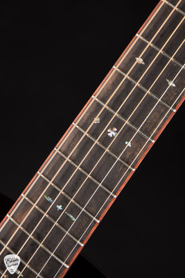 Huss and Dalton OM Custom Acoustic Guitar with Curly Redwood and African Blackwood
