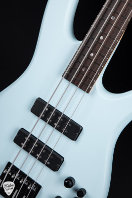 Fodera Monarch Deluxe Bass Guitar in Sonic Blue