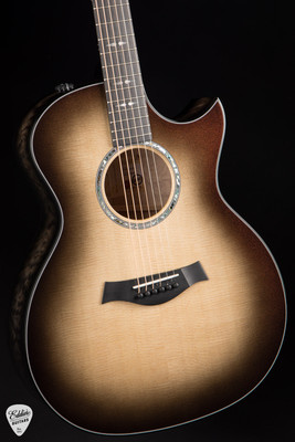 Taylor Custom #26 C14ce B5026 Grand Auditorium Sitka Spruce/Quilted Big Leaf Maple – Silver Cranberry Supernova/NAMM 2025 Acoustic Guitar