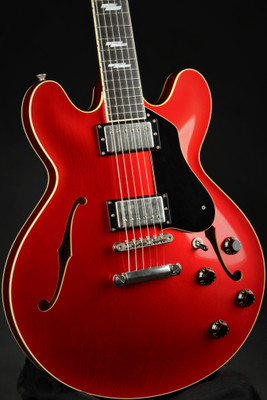 Collings I-35 LC Aged Custom Inlay - Candy Apple Red