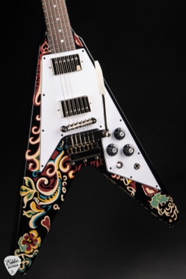 Epiphone Jimi Hendrix Love Drops Flying V Ebony 7.3 #24121527314