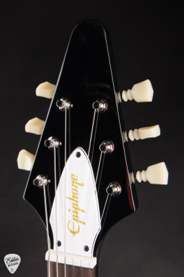 Epiphone Jimi Hendrix Love Drops Flying V Ebony 7.3 #24121527314 Electric Guitar