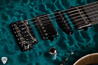 Suhr Modern Black Limba/Quilt Maple - Trans Teal Burst - Eddie's
