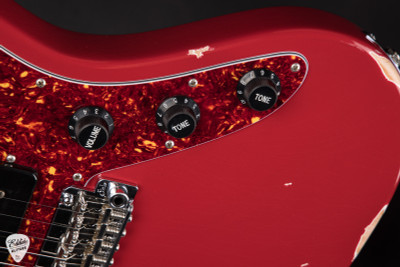 Suhr Eddie's Guitars Exclusive JM Antique Roasted Electric Guitar in Fiesta Red