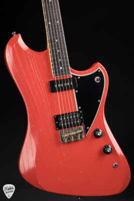 Novo Voltur Custom Electric Guitar in Fiesta Red
