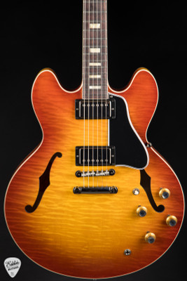 Gibson Custom Shop PSL ’64 ES-335 Figured Reissue Gloss Sunrise Tea Burst 7.13 #150085 Electric Guitar