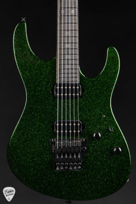 Suhr Modern Roasted Electric Guitar in Green Sparkle