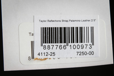 Taylor Reflections Strap - Palamino Leather 2.5"/4112-25