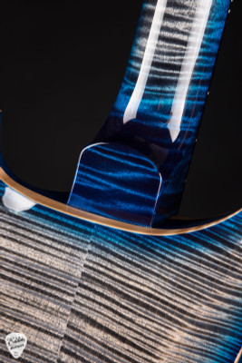 Paul Reed Smith Eddie's Guitars Wood Library Hollowbody II Piezo/Stained Neck Electric Guitar in Charcoal Blue Burst