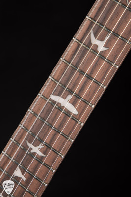 Paul Reed Smith SE Custom 24-08 Poplar Burl Limited Edition Electric Guitar in Charcoal Cherry Midnight Burst